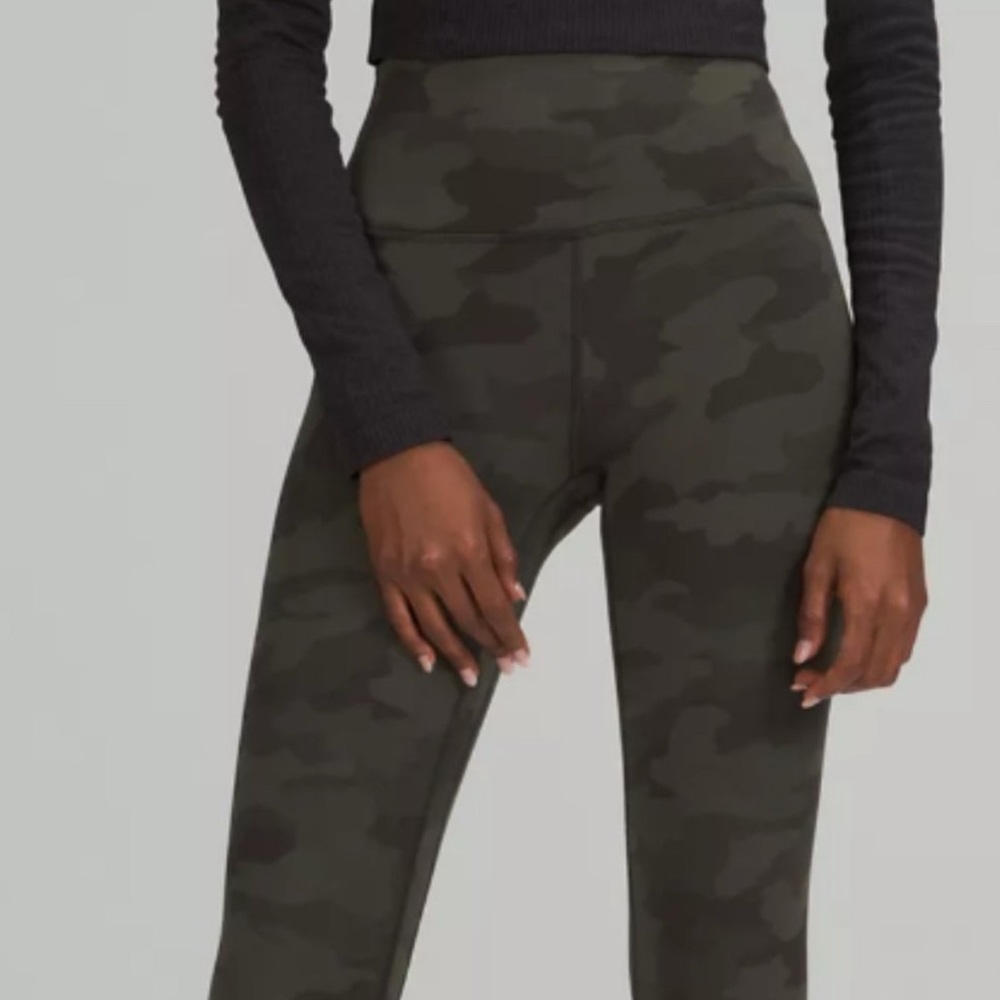 Lululemon Camo High-Waisted Leggings